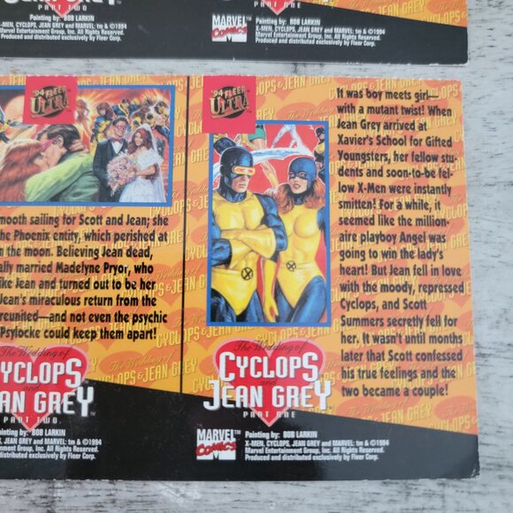 1994 Fleer Ultra X-Men Wedding of Cyclops and Jean Grey Trading Cards - Picture 8 of 15
